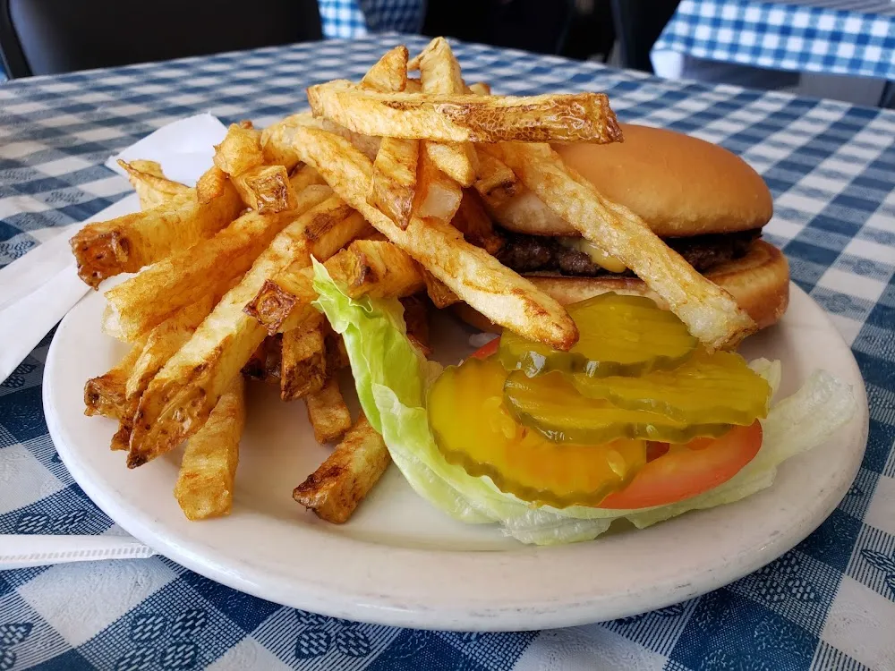 All Burgers Served with French Fries